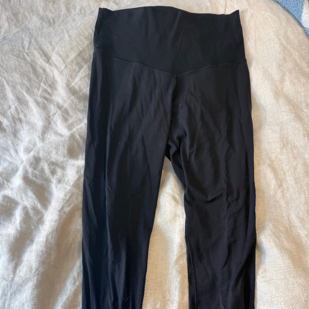 AERIE Black Leggings Size L High Rise